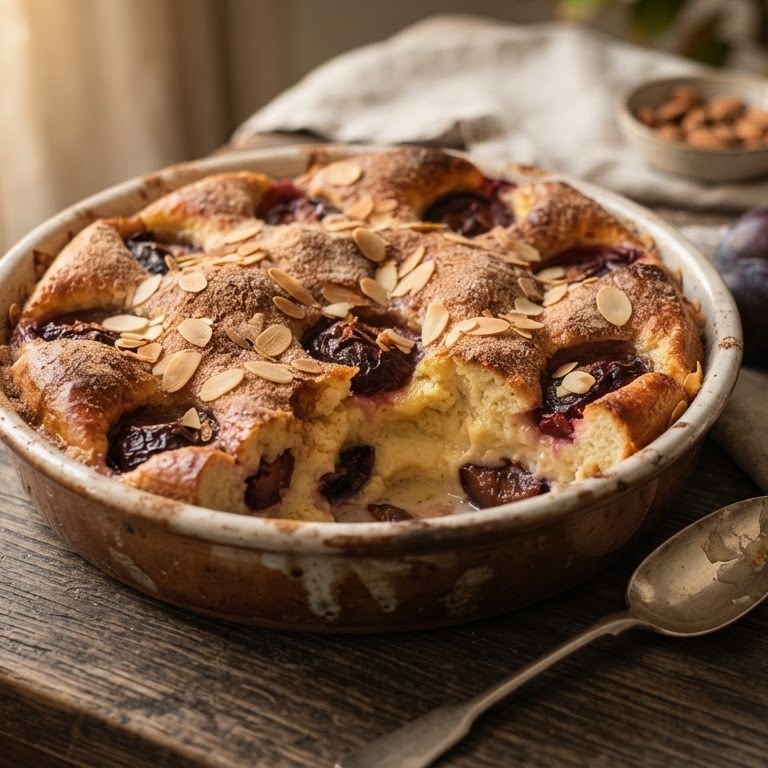 Pruimen-broodschotel recept