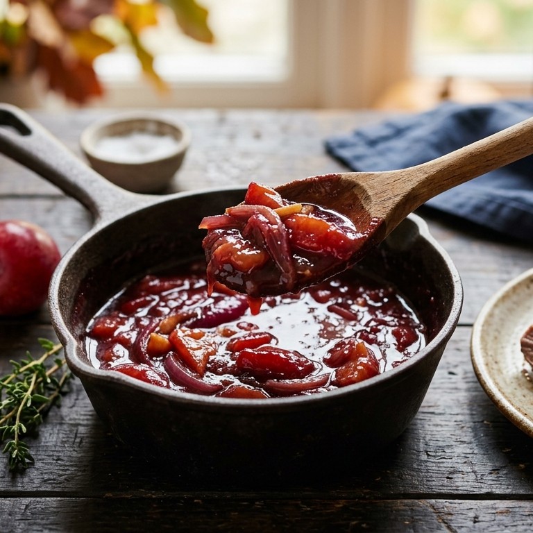 Pruimen-Gembersaus recept