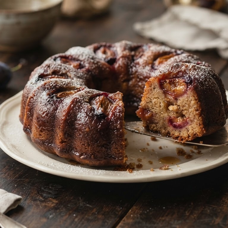 Pruimencake met rum recept