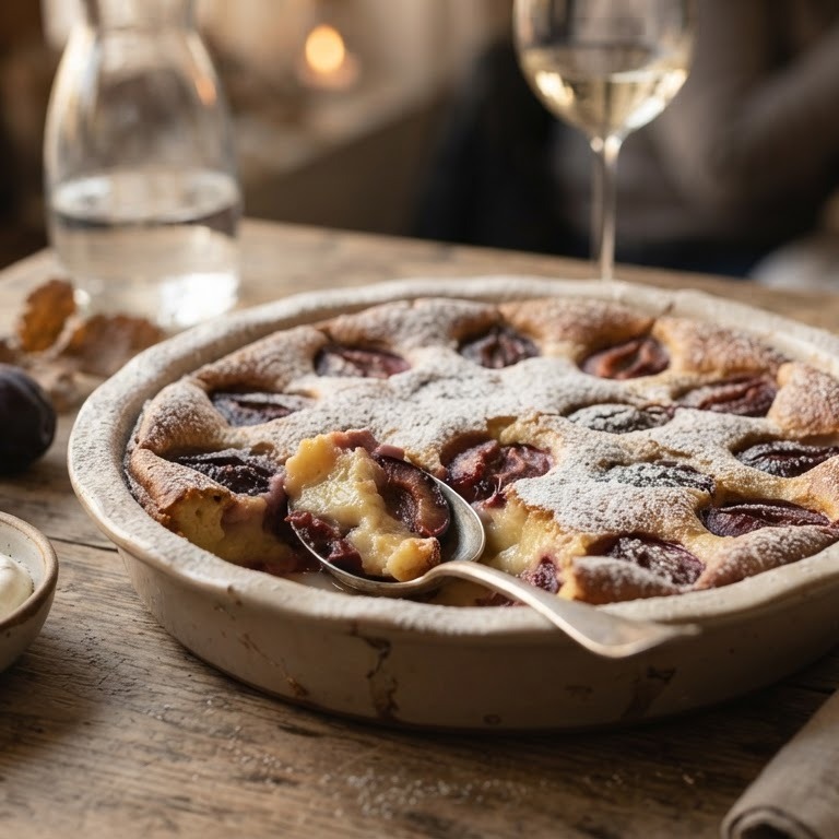 Pruimenclafoutis recept