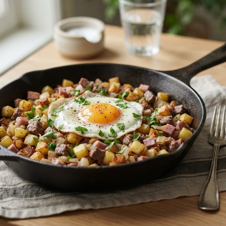 Pytt-i-panna (Zweeds pannetje) recept