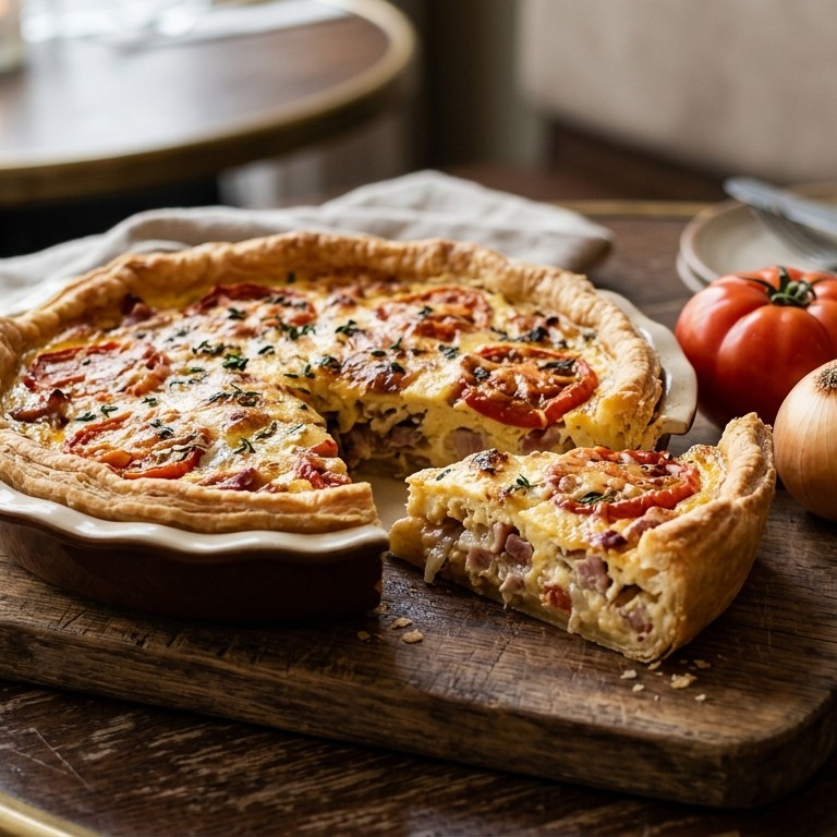 Quiche lorraine recept