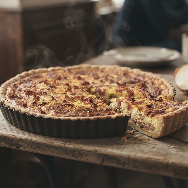 Quiche lorraine recept
