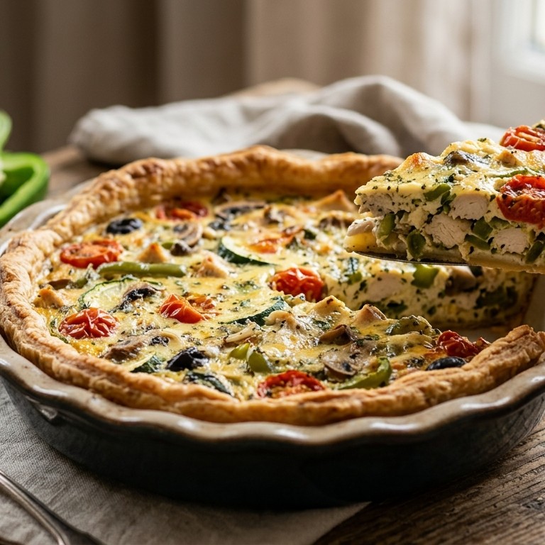 Quiche met restjes van (kerstdagen) recept