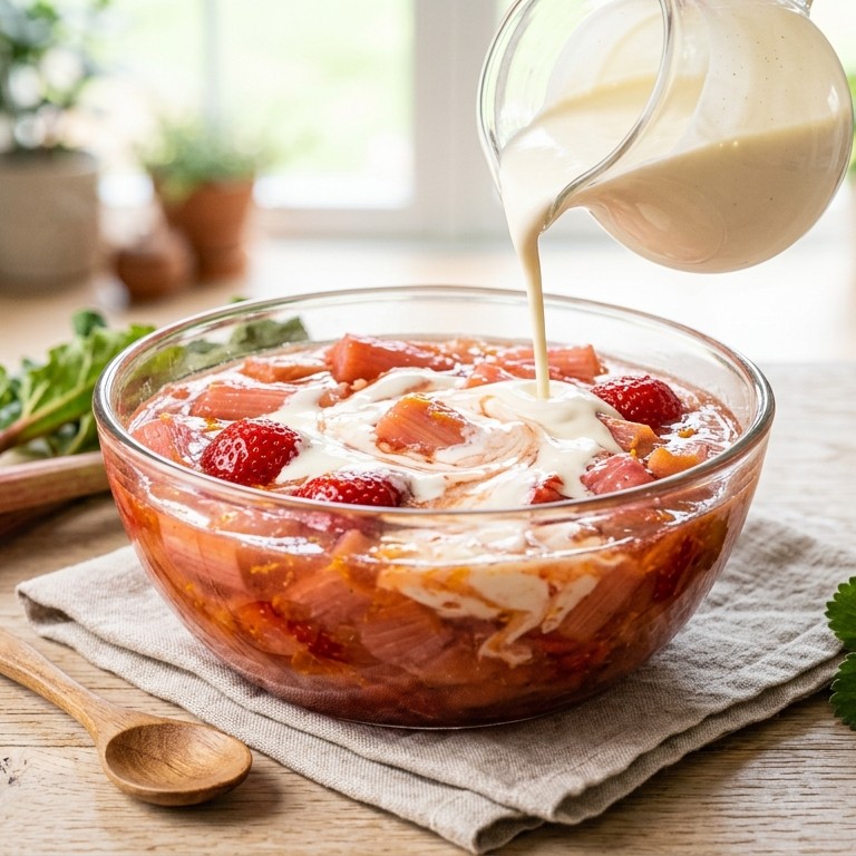 Rabarber-aardbeiencompote recept