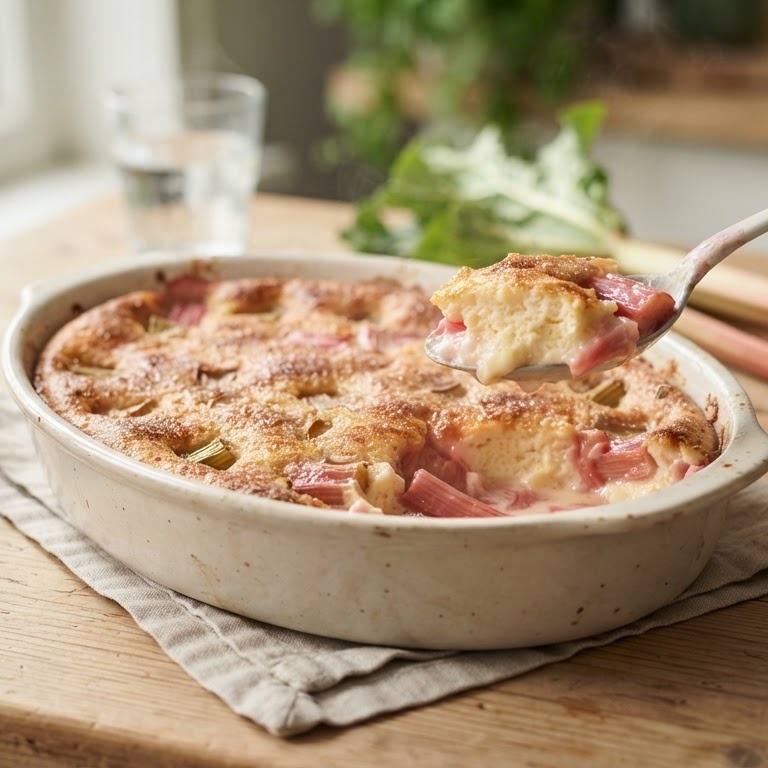 Rabarber-kwarkschotel recept