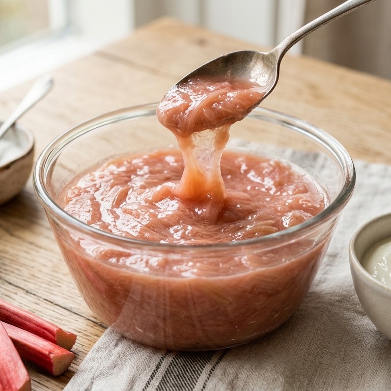Rabarbermoes recept