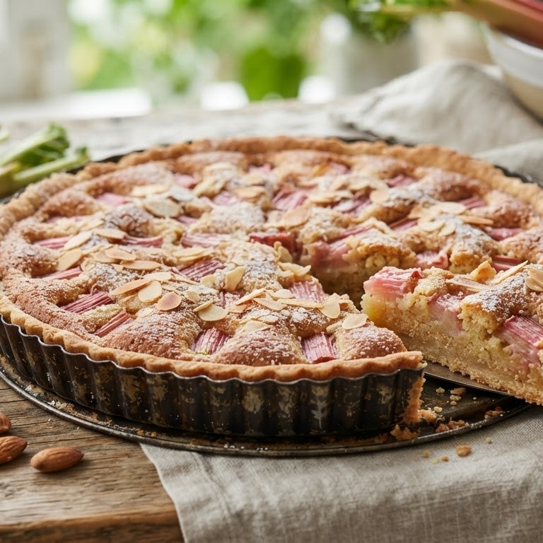 Rabarbertaart recept