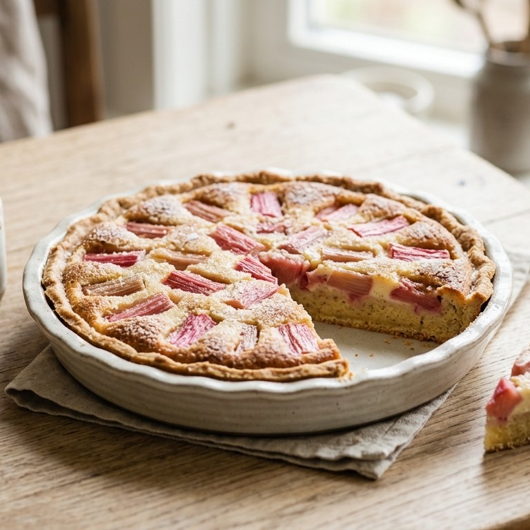 Rabarbertaart van Teunie recept