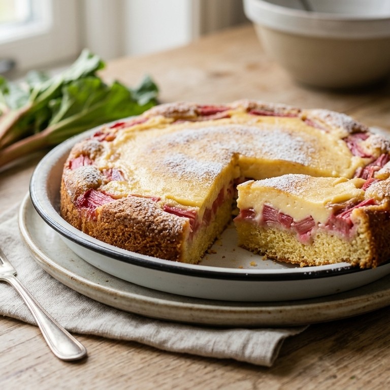 Rabarbertaart recept