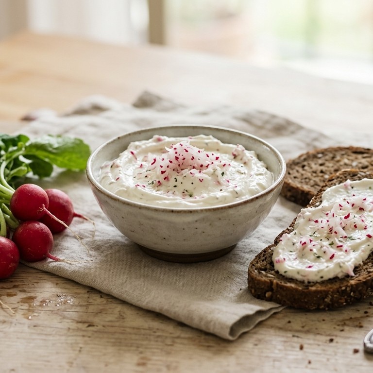 Radijs kaasspread recept
