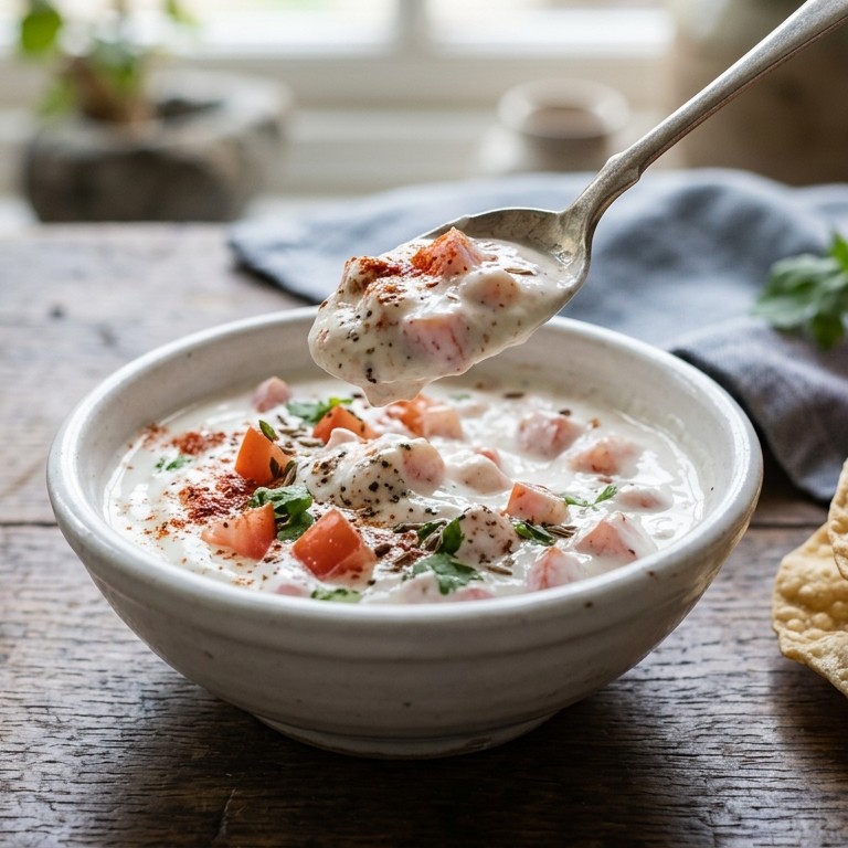 Raita met tomaat (yoghurt met tomaat) recept