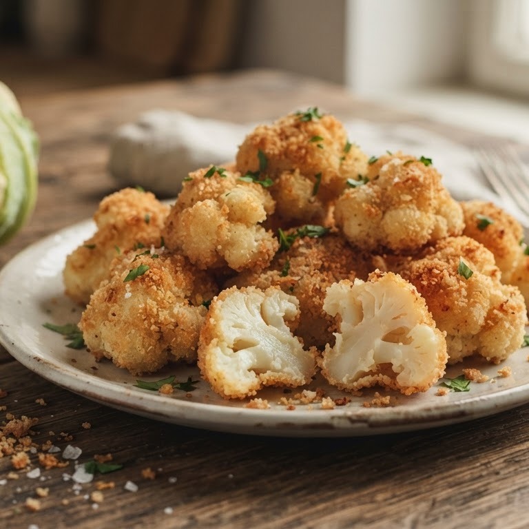 Rantott karfiol (Gepaneerde bloemkool) recept