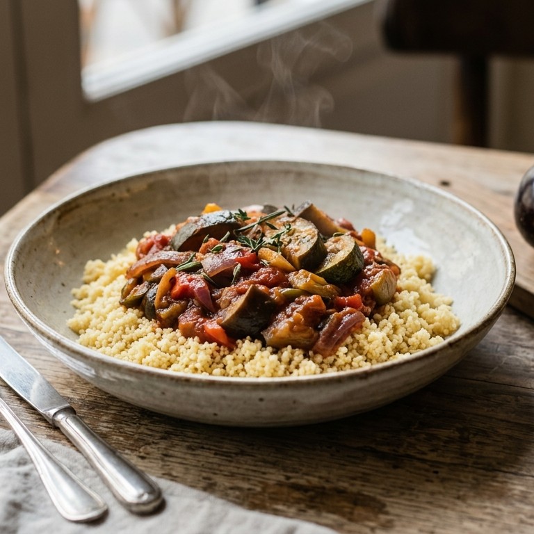 Ratatouille met couscous recept