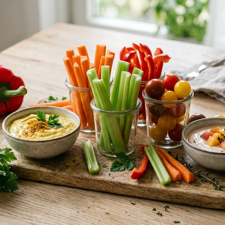 Rauwkost met dippers recept