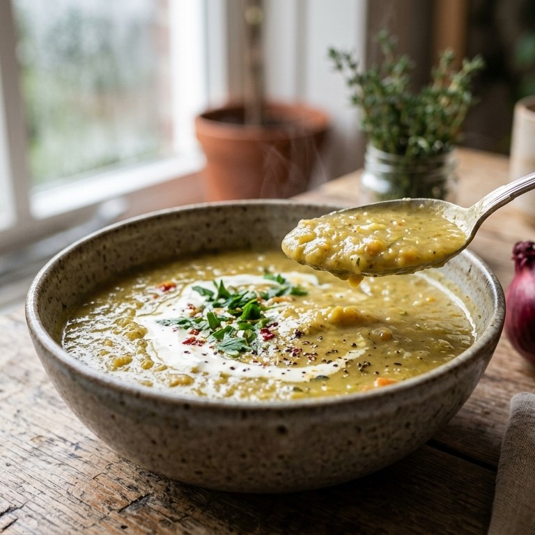 Rietjes vegetarische gebonden groentesoep recept