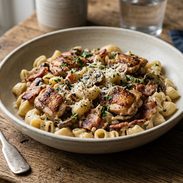 Rigatepasta à la Mama recept