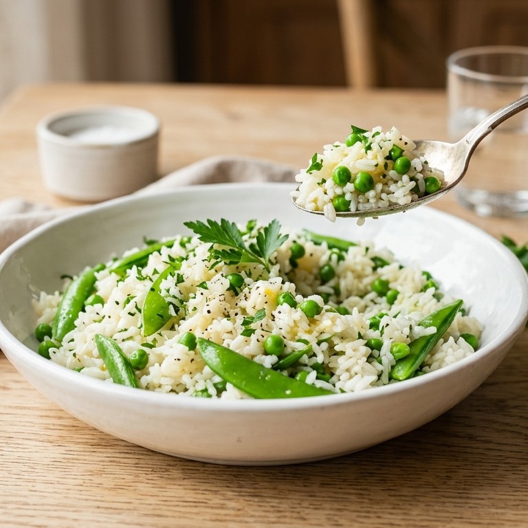 Rijst met groene groente recept