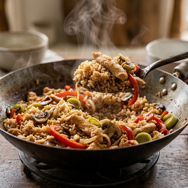 Rijst met kip recept