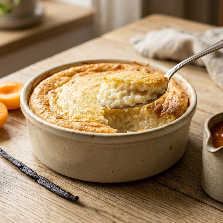 Rijst Tyrolhof met abrikozen saus recept