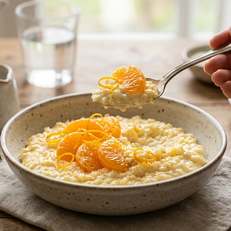 Rijstpap met mandarijn recept