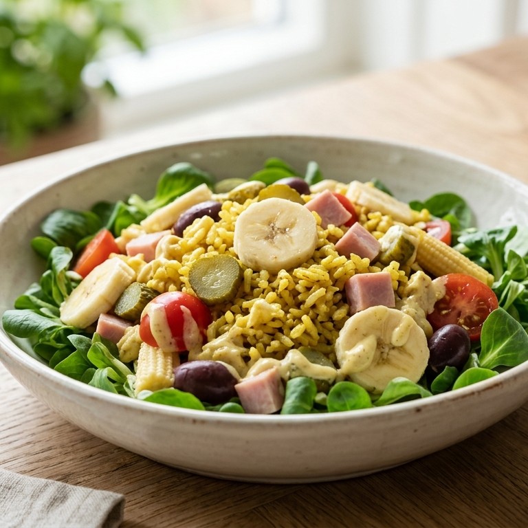 Rijstsalade met banaan recept