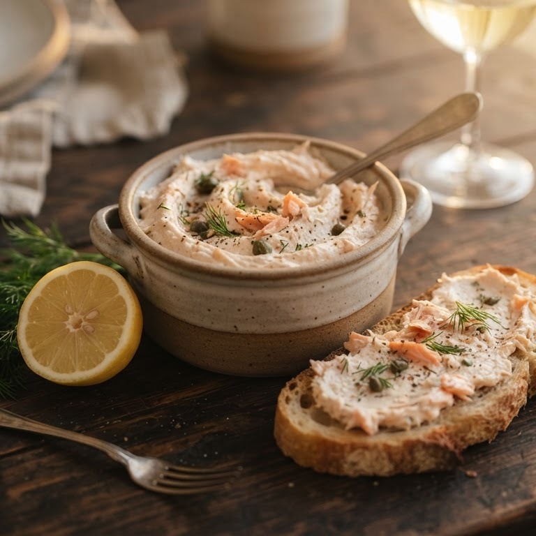 Rillettes van zalm recept