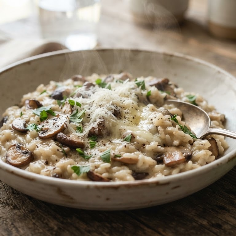 Risotto con Funghi recept
