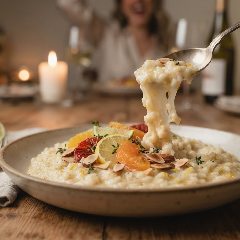Risotto met citrusvruchten recept