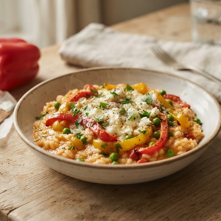 Risotto met paprika recept