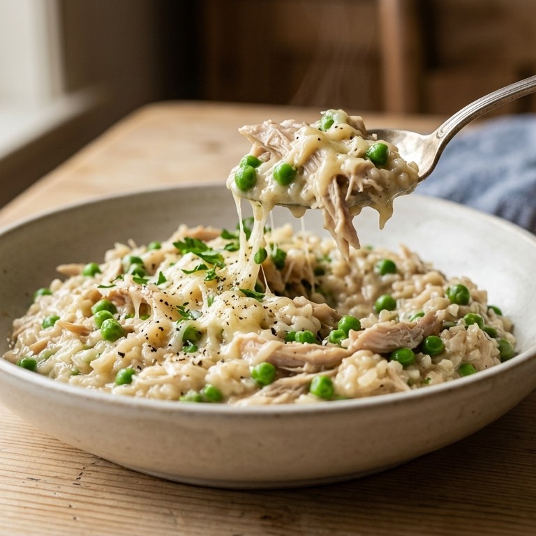 Risotto met restjes kip recept
