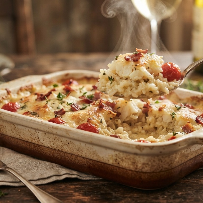 Risotto met vis uit de oven recept