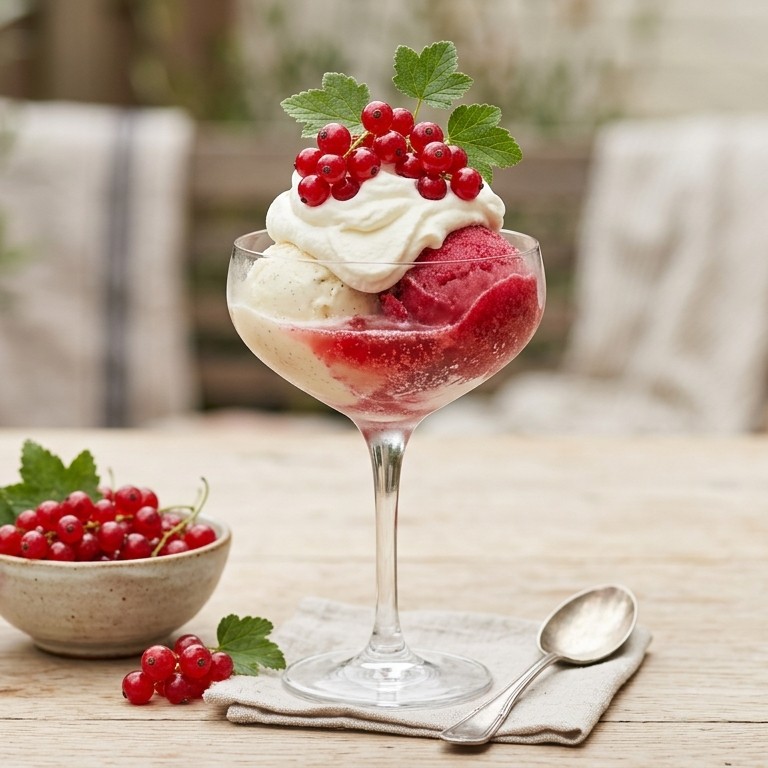 Rode bessensorbet recept