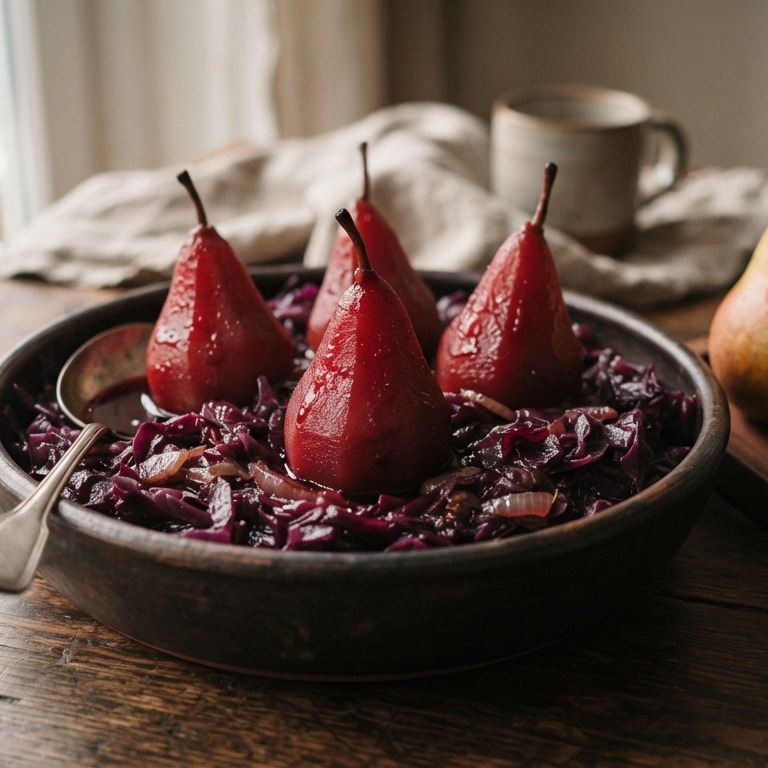 Rode kool met peertjes recept