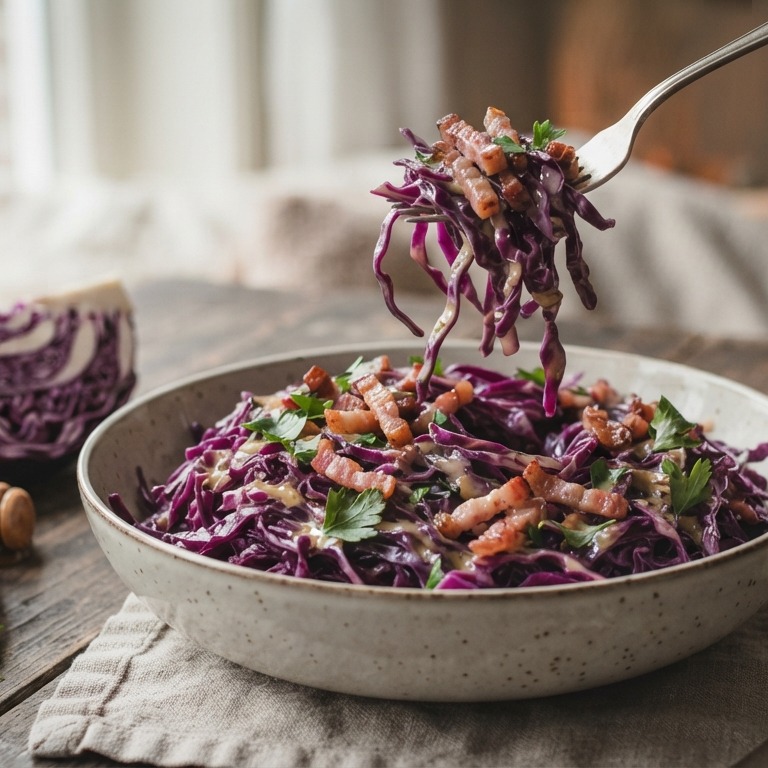 Rode koolsalade recept