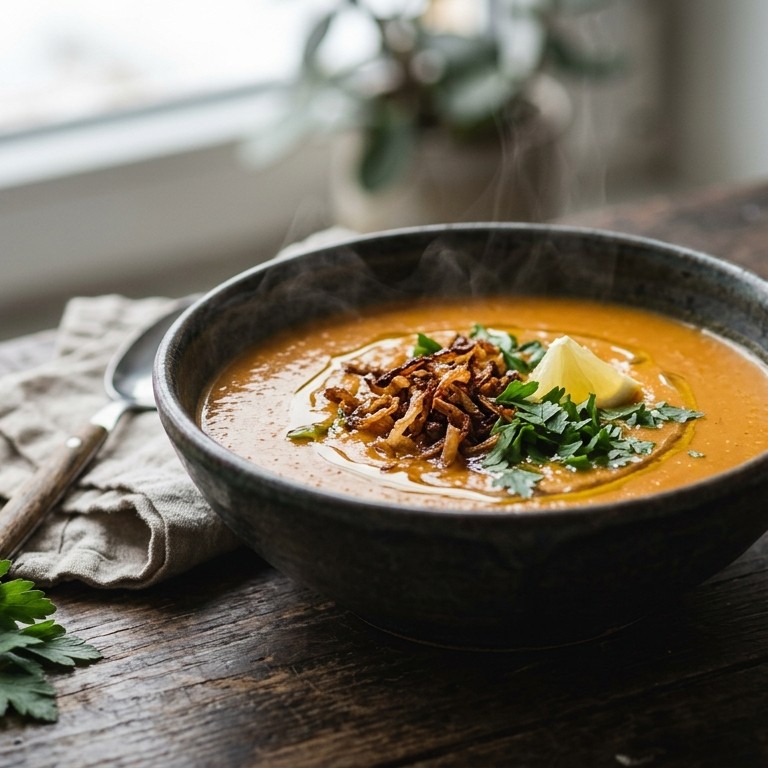 Rode Linzensoep recept