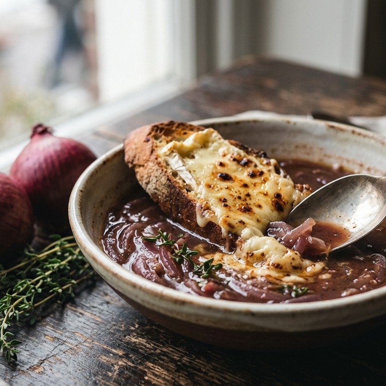 Rode uiensoep recept