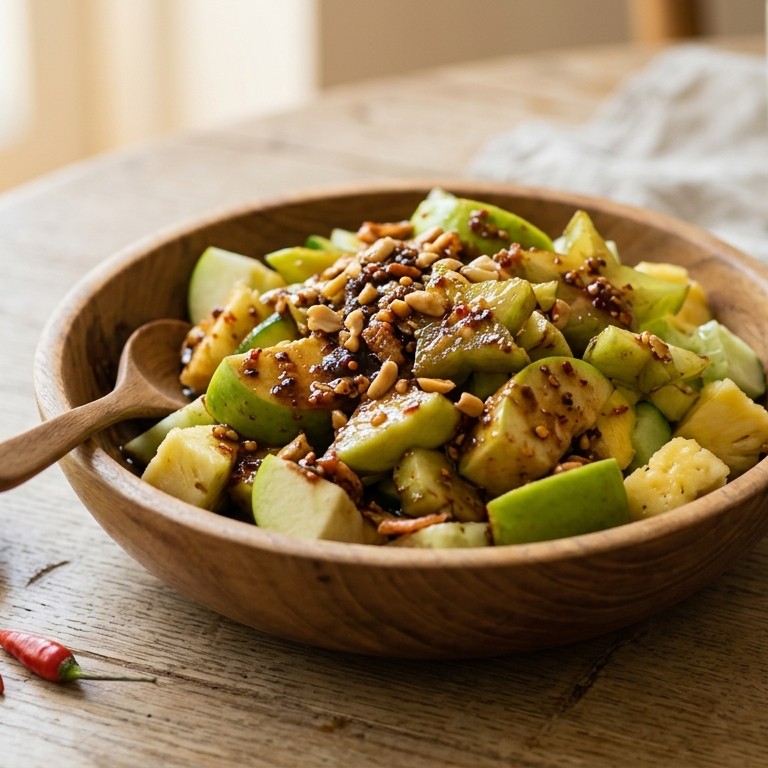 Roedjak manis: pikante vruchtensalade recept