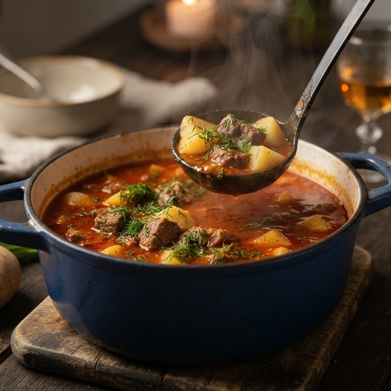 Roemeense aardappelstoofpot recept