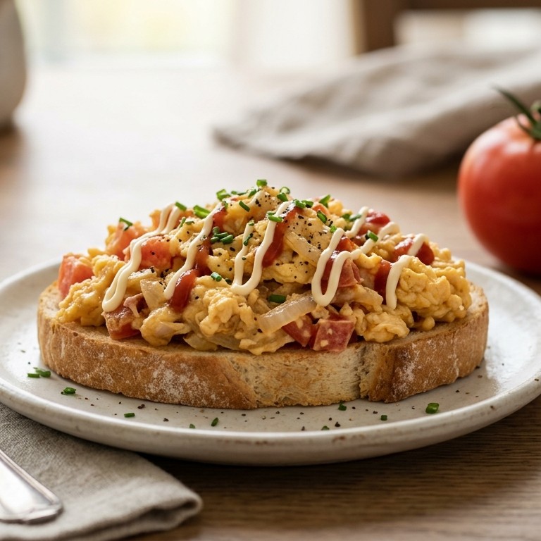 Roerbak ei met brood recept