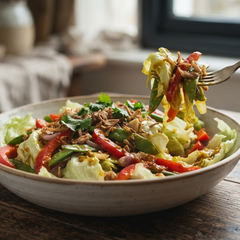 Roerbak salade recept