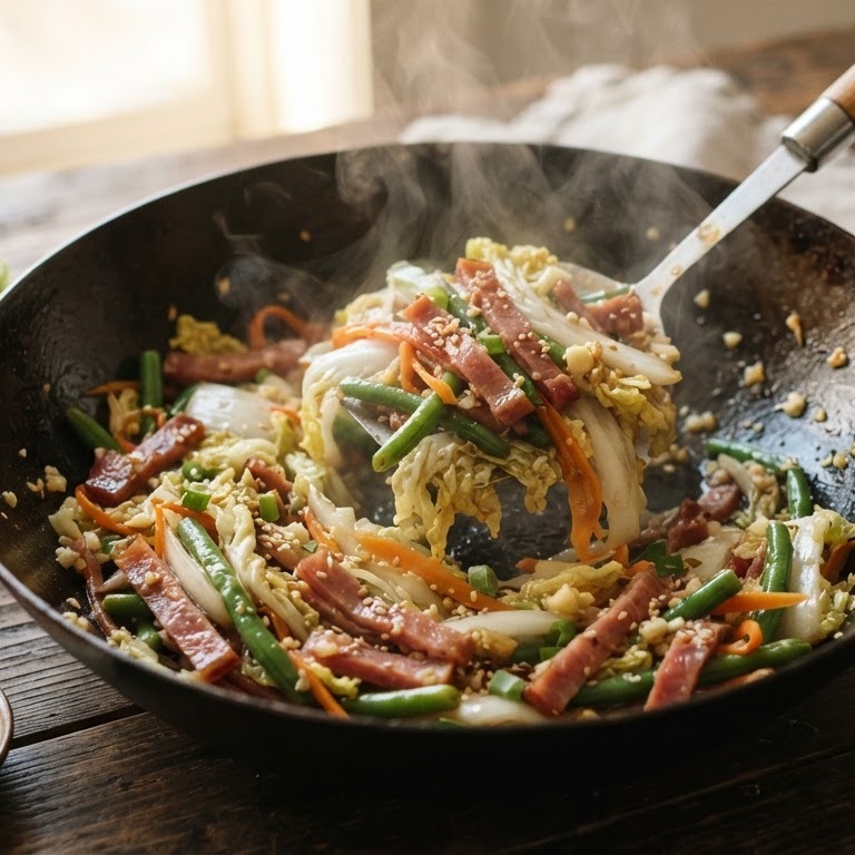 Roergebakken Chinese kool recept