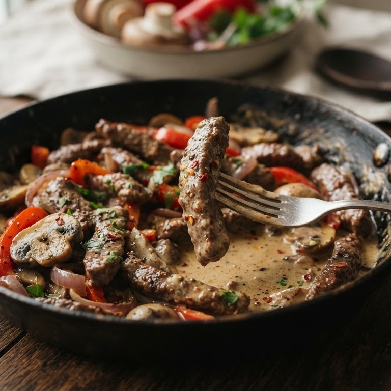 Roergebakken runderreepjes recept