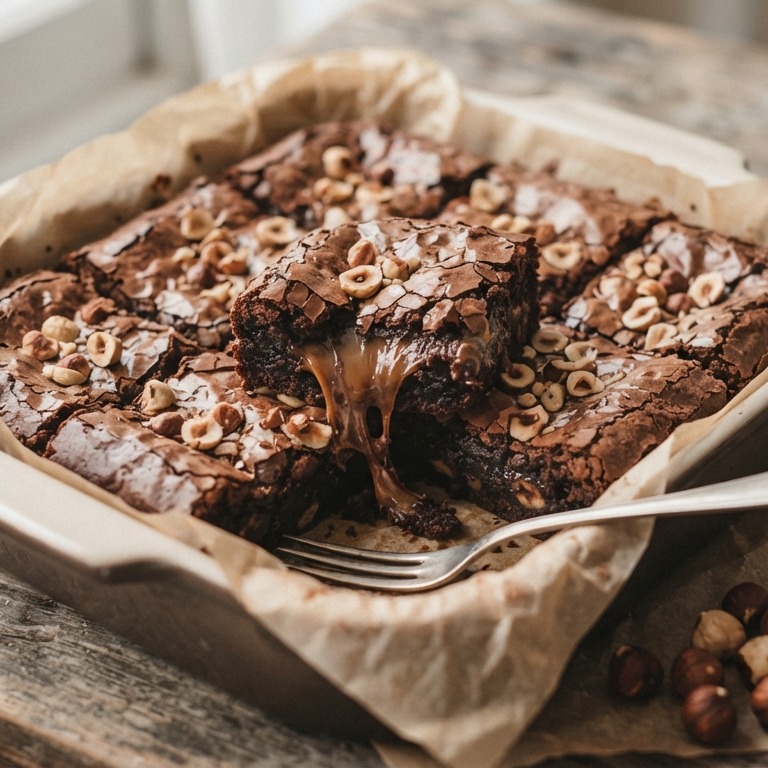 Rolo brownies recept