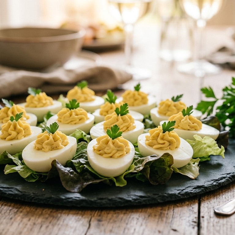 Romig gevulde eieren recept