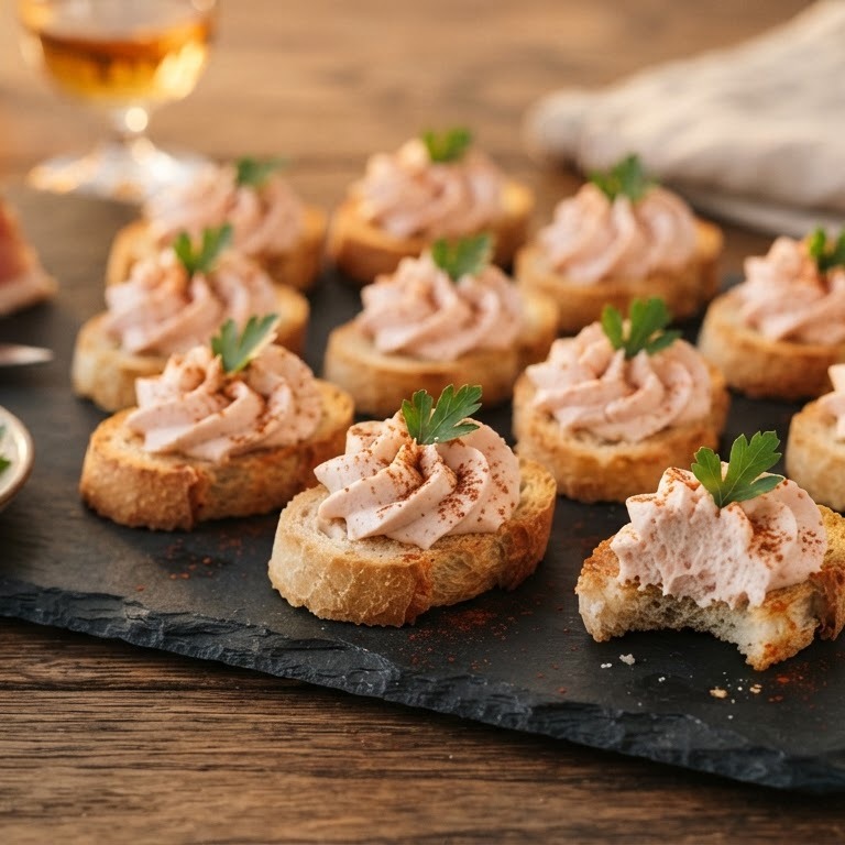 Romige hammousse voor op een toastje recept