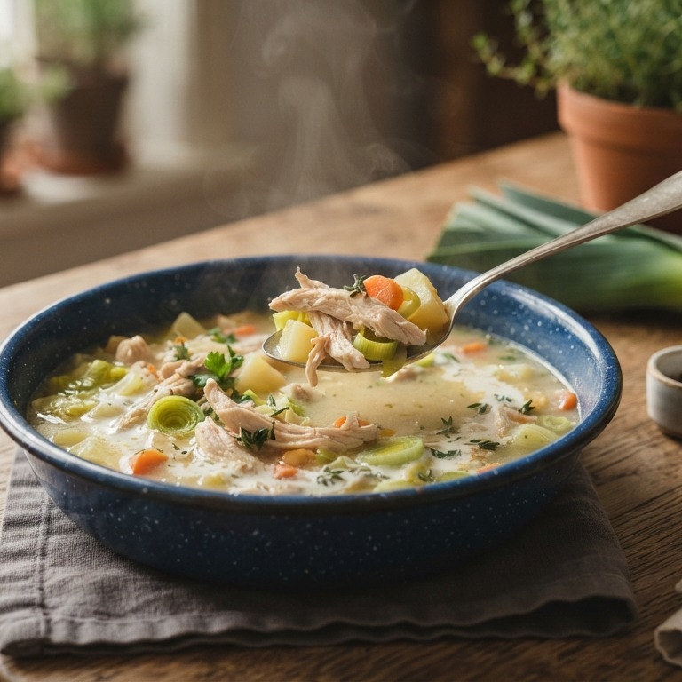 Romige kippensoep recept