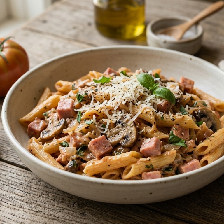 Romige penne recept