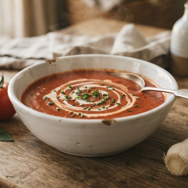 Romige tomatensoep recept
