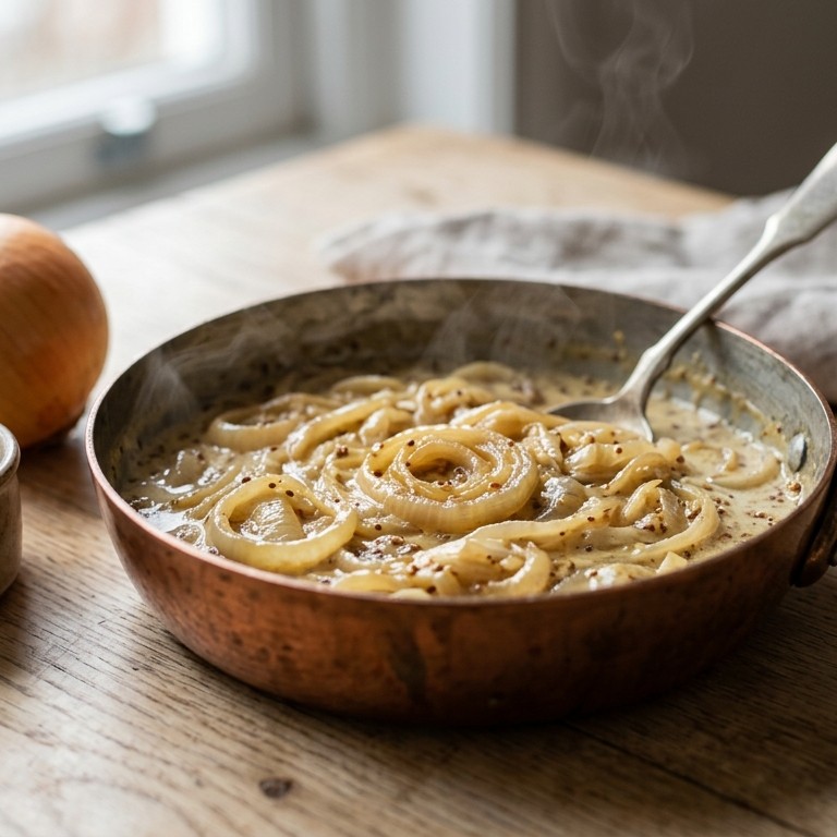 Romige uien recept